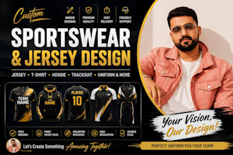 design custom sportswear jersey and sublimation uniform
