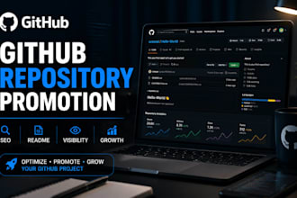 promote your github repository, increase visibility and improve github presence