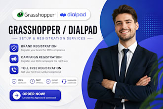 do grasshopper a2p 10dlc, dialpad a2p 10dlc registration, ghl a2p 10dlc