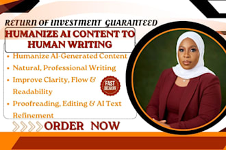 humanize ai content, rewrite ai content, and edit ai content chat gpt fast