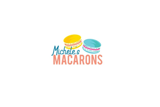 design french macaron bakery logo