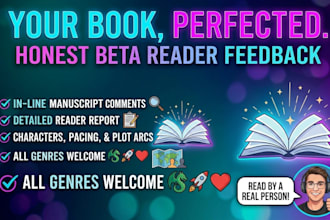 read your books and give my honest opinion, no ai