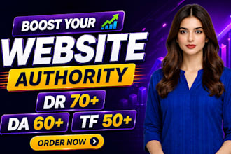 improve domain authority moz da trust flow and ahrefs DR with quality backlinks