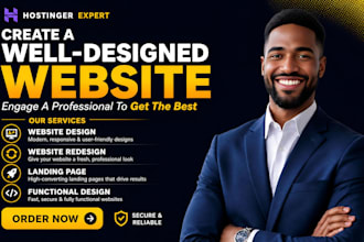 do hostinger website design redesign and wordpress migration