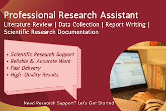 be your research assistant for scientific research
