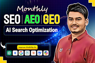 do monthly GEO aeo SEO optimization for ai search with backlinks