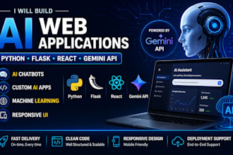 build ai web applications using python flask and gemini API