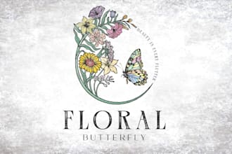 create best hand drawn logo with vintage illustration