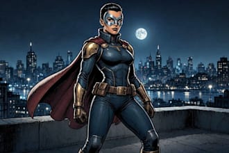 draw a charcter of comic or design your comic character