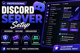 build a modern discord server setup for your community