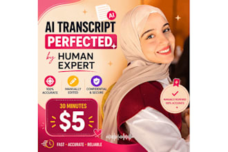 edit ai transcripts by manual proofreading