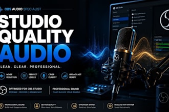 optimize your obs microphone for professional studio quality audio