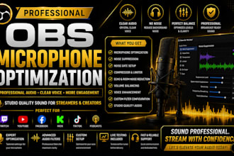 optimize your obs microphone for professional studio quality audio