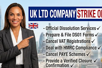 strike off and dissolve your uk ltd company with vat deregistration