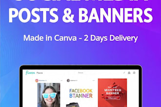 design stunning social media posts and banners with 24 hour delivery