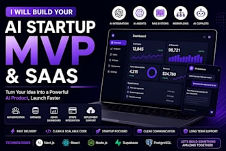 build your ai startup mvp and saas