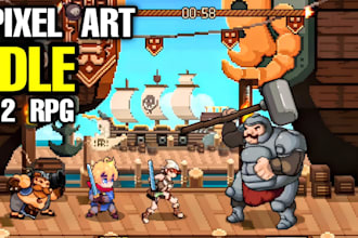 design custom pixel art characters rpg maker sprite sheets game assets