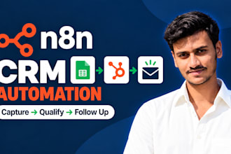 build n8n CRM automation for lead capture and follow up