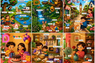 design educational worksheets for kids