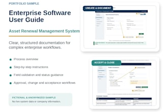 write software user manuals and technical documentation
