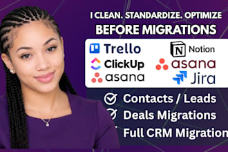migrate clickup, trello, asana, monday, notion jira airtable basecamp projects