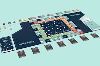 design custom board game components card frames and rulebook layouts