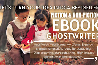 ghostwrite engaging fiction romance sci fi or fantasy stories ebook writer
