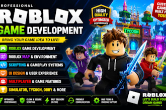 develop roblox game roblox map scripting ui simulator tycoon obby multiplayer
