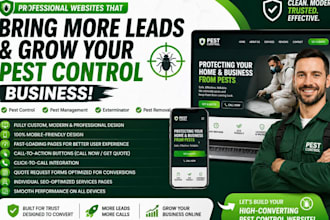 pest control website, pest management site, exterminator website, pest removal