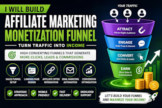 build a high converting affiliate marketing monetization funnel