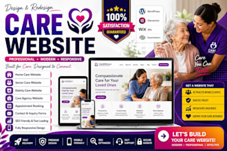 do home care website homecare healthcare website medical website elderly care