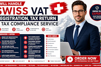 handle swiss vat registration tax return and tax compliance service