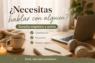 brindarte un espacio seguro para hablar respeto y empatía