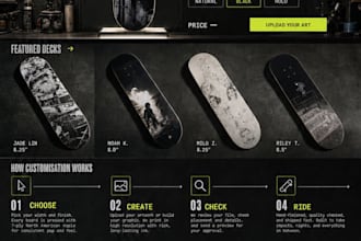 design and build you a stunning one page website