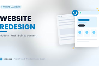 redesign your wordpress website into a modern, fast, converting site