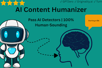 humanize and edit ai generated content to pass ai detectors