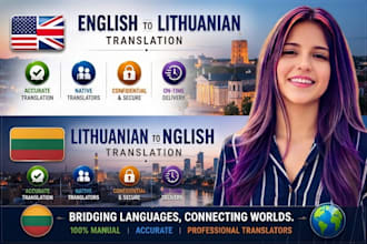 translate lithuanian to english or english to lithuanian translation