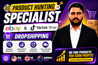 do winning product hunting for ebay and tiktok shop dropshipping