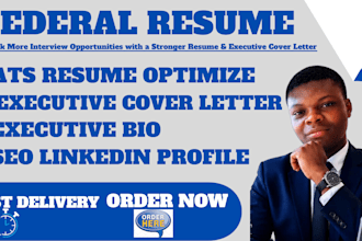 write an executive resume CV and cover letter