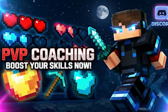 coach you in minecraft pvp and sword fighting mechanics