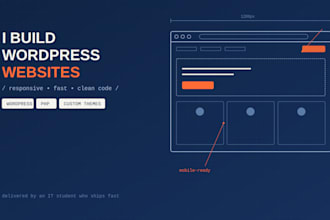 build a wordpress website