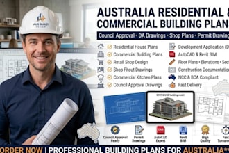 design residential and commercial building plans australia council approval shop