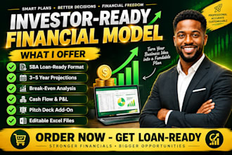 create an investor ready franchise business plan and financial model