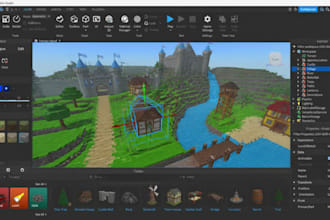 develop full roblox game, roblox map builder, roblox game scripter, roblox world
