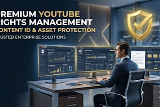set up and manage youtube cms, content id, mcn and copyright protection