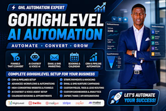 be your gohighlevel expert,ghl automation voice ai, funnels, ghl email marketing
