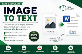 convert image to text with fast and accurate typing