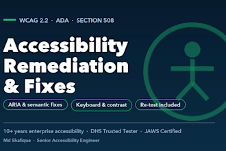 ensure your website for wcag and ada compliance