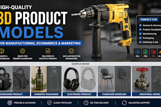 create accurate 3d product models for ecommerce and manufacturing