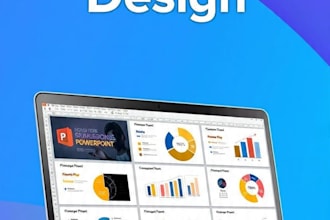 design modern powerpoint presentations and slides